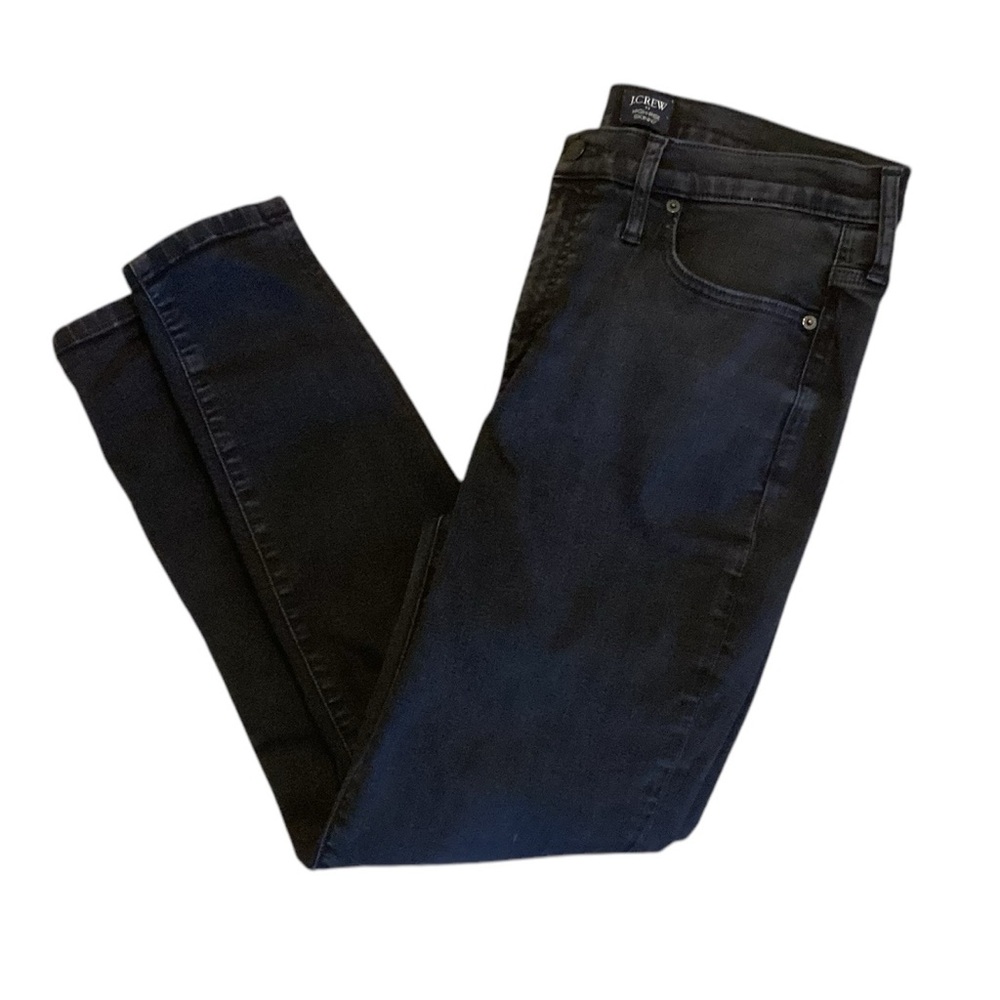 J. Crew High Rise Skinny Black Denim Jeans 32 - Picture 2 of 9